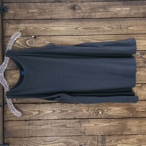 Old Navy Luxe Black Ribbed Tank